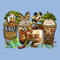 Safari Cartoon Characters Coffee Cups Premium Hoodie | Teevron