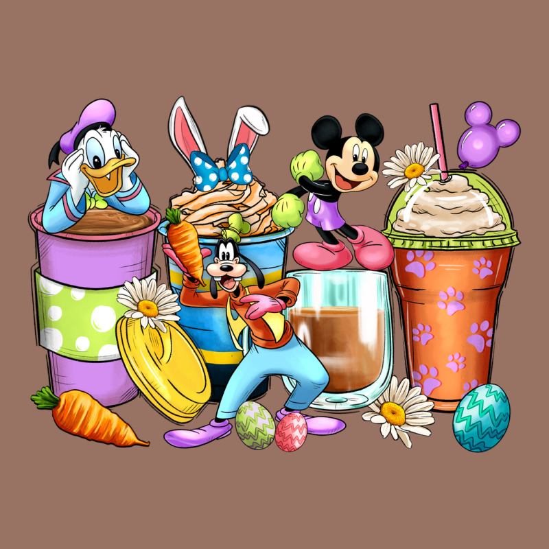 Easter Cartoon Characters Coffee Cups Premium Hoodie by Zillion Design Studio | Teevron