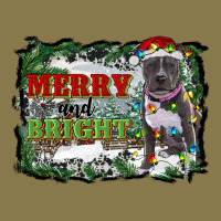 Merry And Bright Pitbull With Farm Premium Hoodie | Teevron
