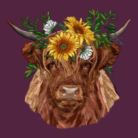Highland Cow With Sunflowers Urban Hoodie | Teevron
