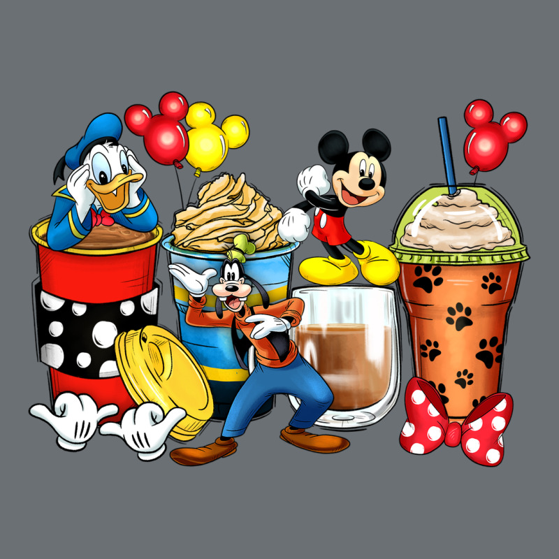 Cartoon Characters Coffee Cups Premium Hoodie by Zillion Design Studio | Teevron