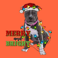 Merry And Bright Pitbull Premium Hoodie | Teevron