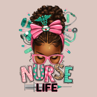 Afro Messy Bun Nurse Life Premium Hoodie | Teevron