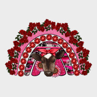 Valentine's Day Baby Cow Rainbow Urban Hoodie | Teevron
