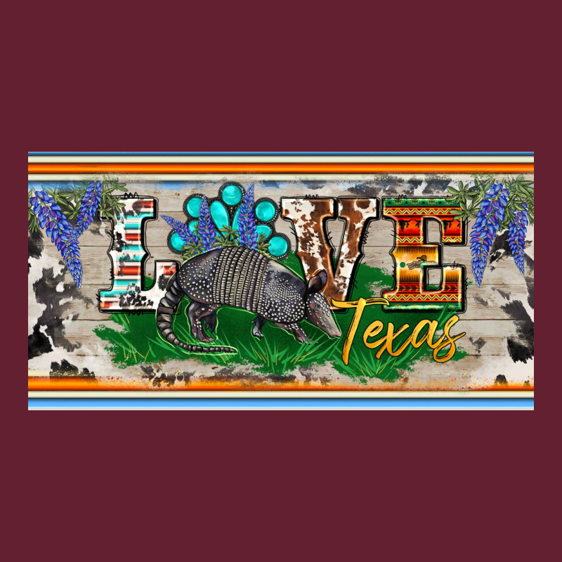 Love Texas Armadillo License Plate Classic Tee by BarkalooDesign | Teevron