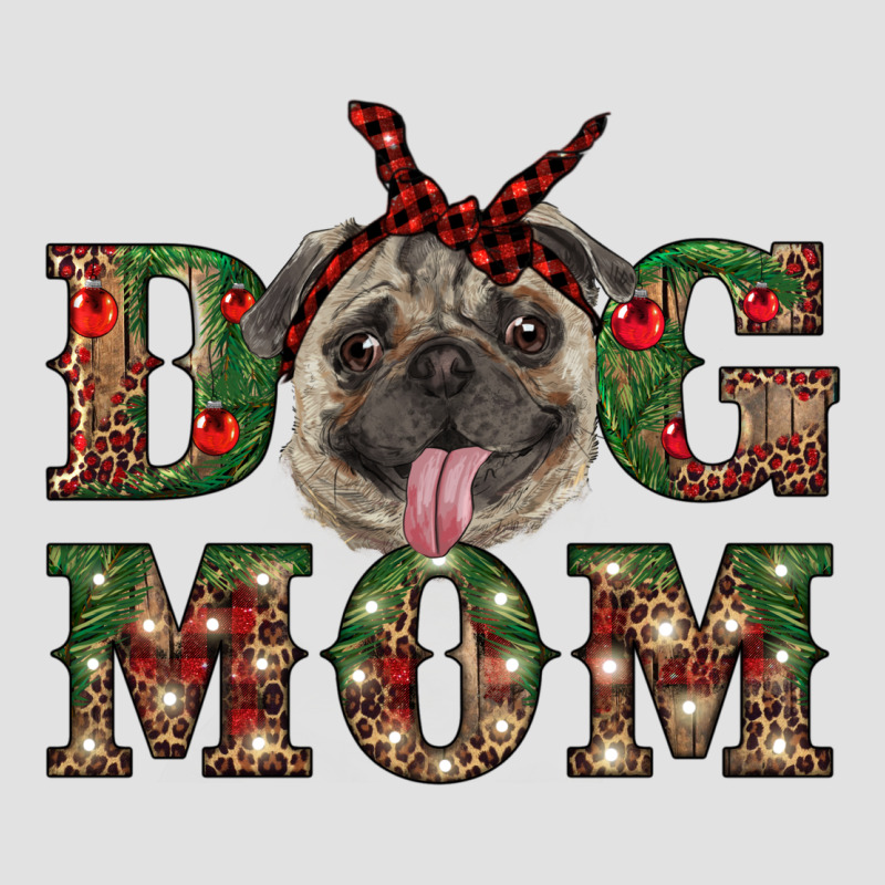 Christmas Pug Mom Premium Hoodie by RanaPortraitStore | Teevron