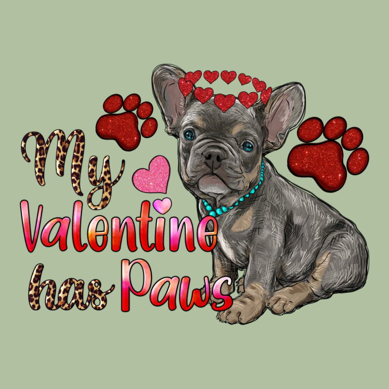 My Valentine Has Paws French Bulldog Urban Hoodie by RanaPortraitStore | Teevron