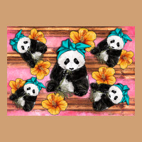 Baby Panda Flowers Vintage Tee | Teevron