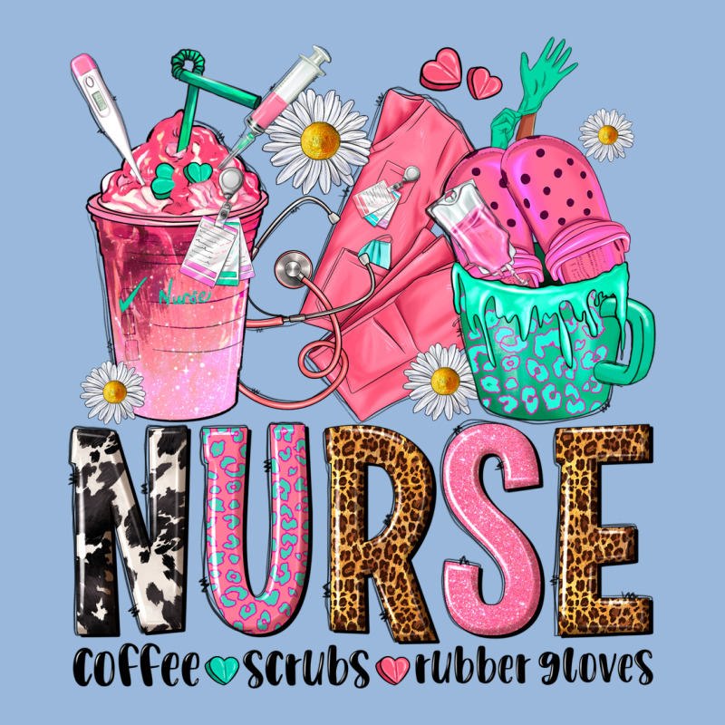 Nurse Coffee Scrubs Rubber Gloves Premium Hoodie by texasbilliewilder | Teevron