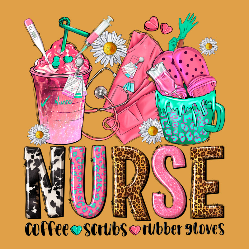Nurse Coffee Scrubs Rubber Gloves Premium Hoodie by texasbilliewilder | Teevron