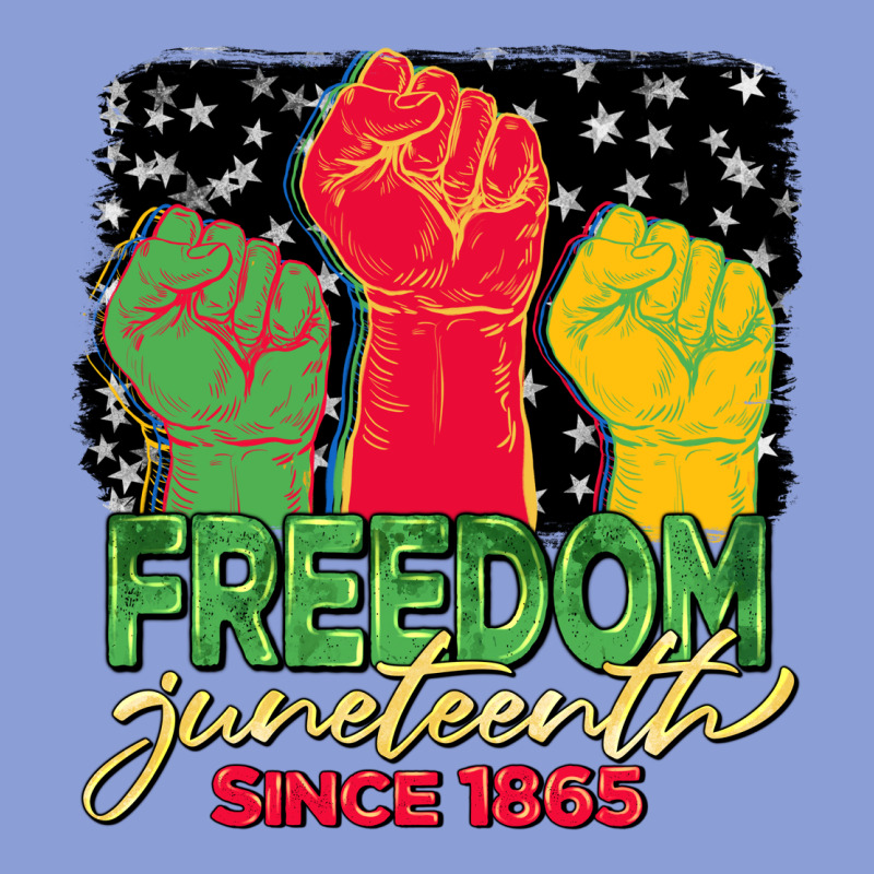 Freedom Juneteenth Since 1865 Long Sleeve Tee by BarkalooDesign | Teevron