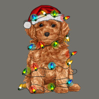 Toy Poodle With Christmas Lights Premium Hoodie | Teevron