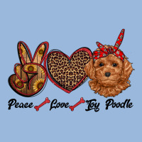 Peace Love Toy Poodle Premium Hoodie | Teevron