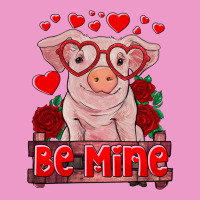 Be Mine Valentine's Day Baby Pig Urban Hoodie | Teevron