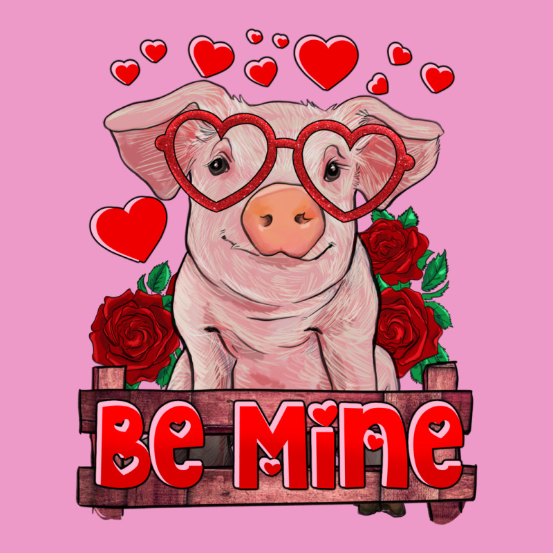 Be Mine Valentine's Day Baby Pig Urban Hoodie by RanaPortraitStore | Teevron