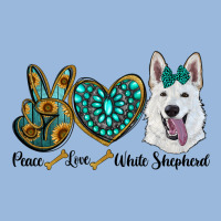 Peace Love White Sepherd Premium Hoodie | Teevron