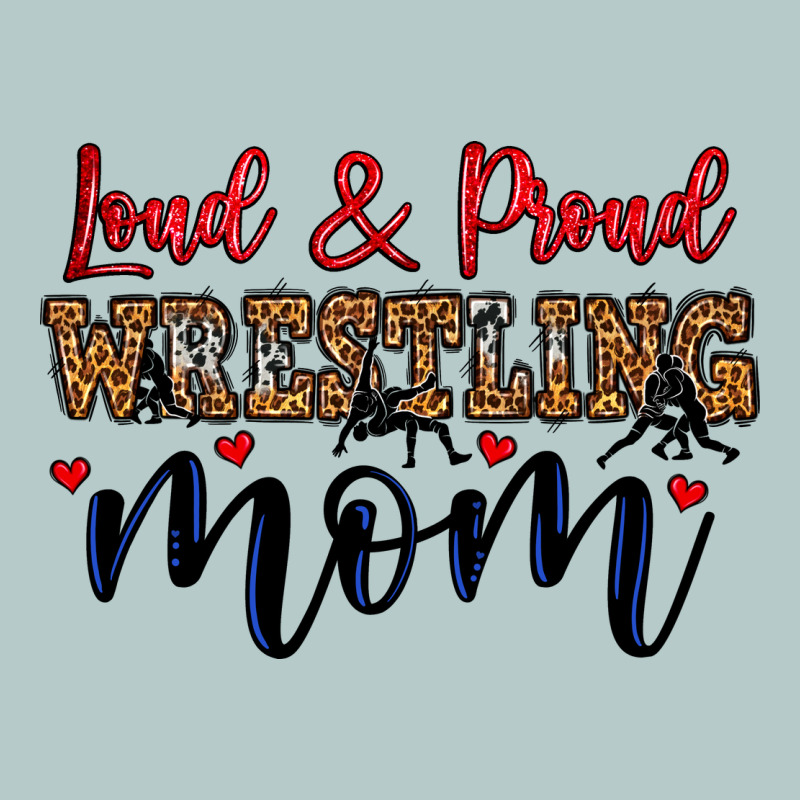 Loud And Proud Wrestling Mom Heavy Core Tee by LillyAllenDesigns | Teevron