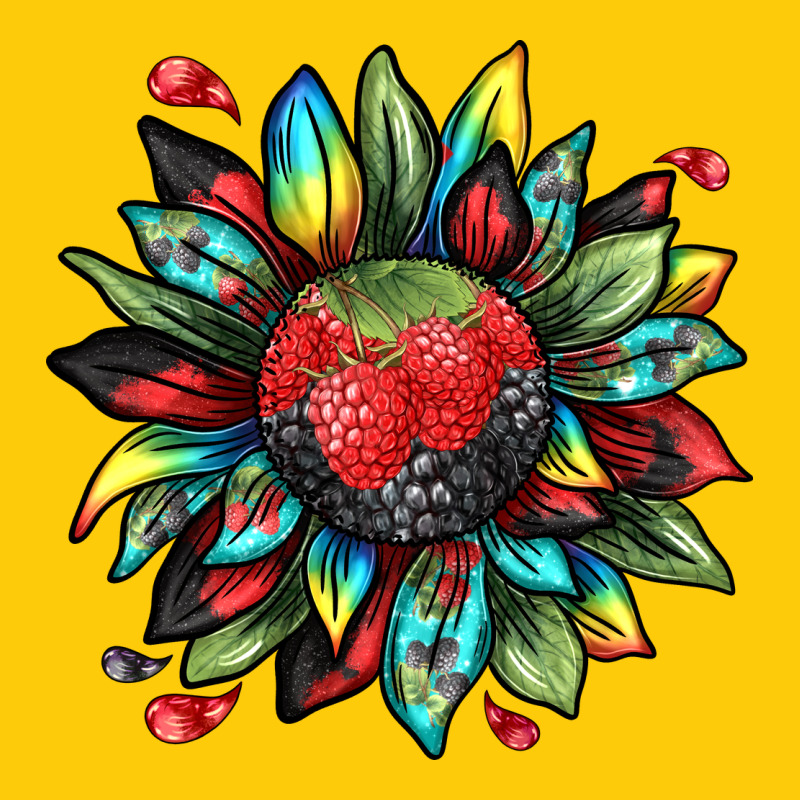 Berry Sunflower Premium Hoodie by texasbilliewilder | Teevron
