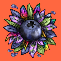 Blueberry Sunflower Premium Hoodie | Teevron