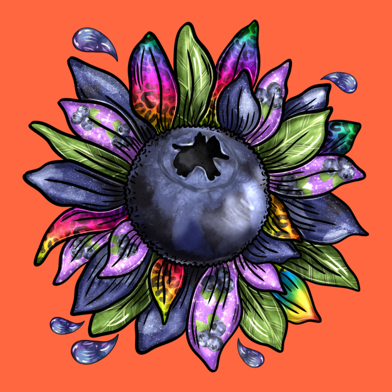 Blueberry Sunflower Premium Hoodie by texasbilliewilder | Teevron