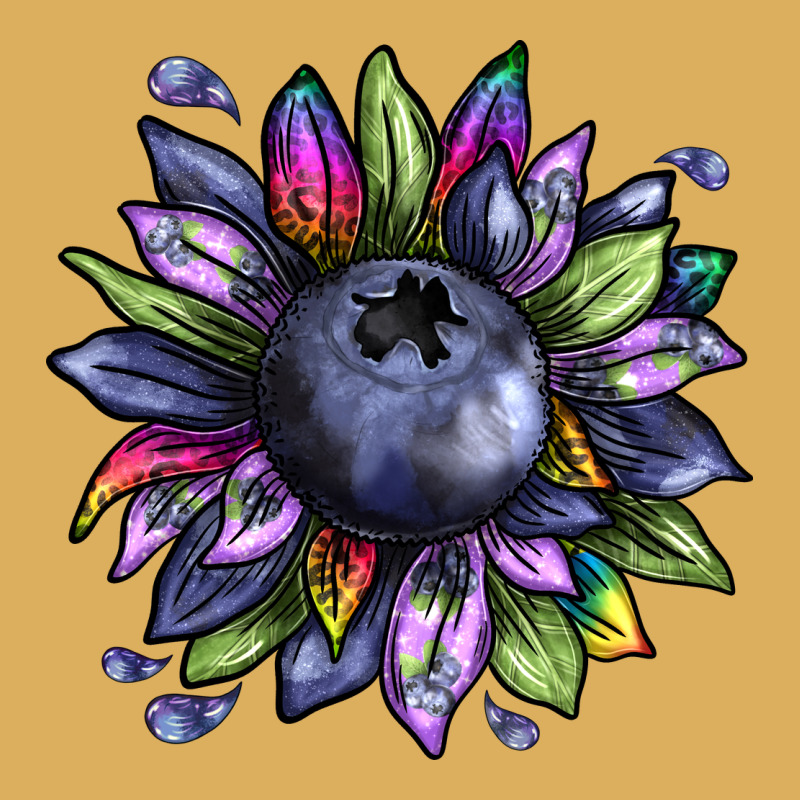 Blueberry Sunflower Premium Hoodie by texasbilliewilder | Teevron
