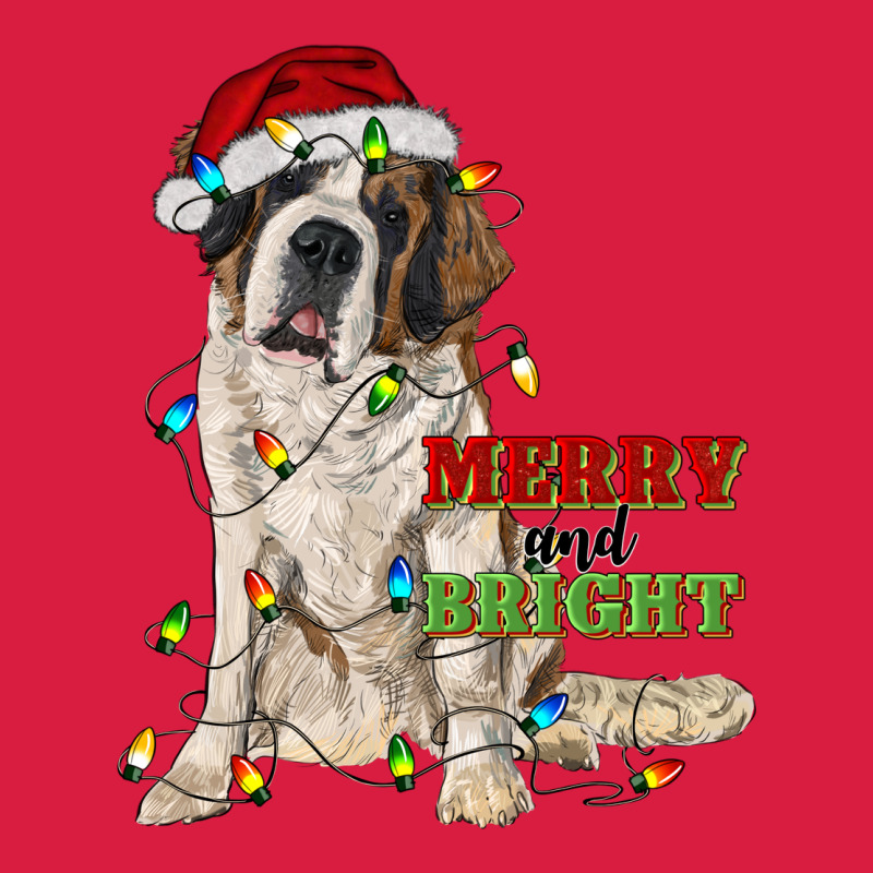 Merry And Bright Saint Bernard Premium Hoodie by RanaPortraitStore | Teevron