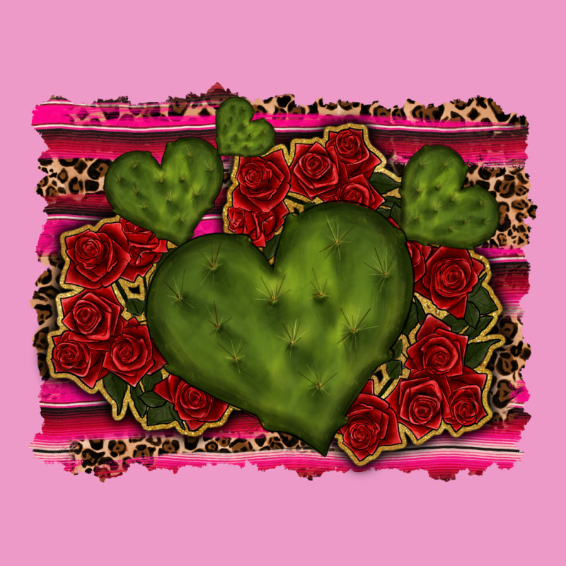 Valentine Cactus Heart With Roses Urban Hoodie by RanaPortraitStore | Teevron