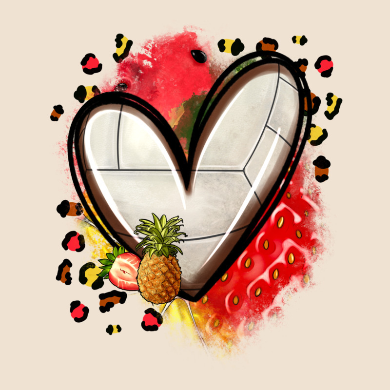 Fruits And Volleyball Heart Urban Hoodie by Zillion Design Studio | Teevron