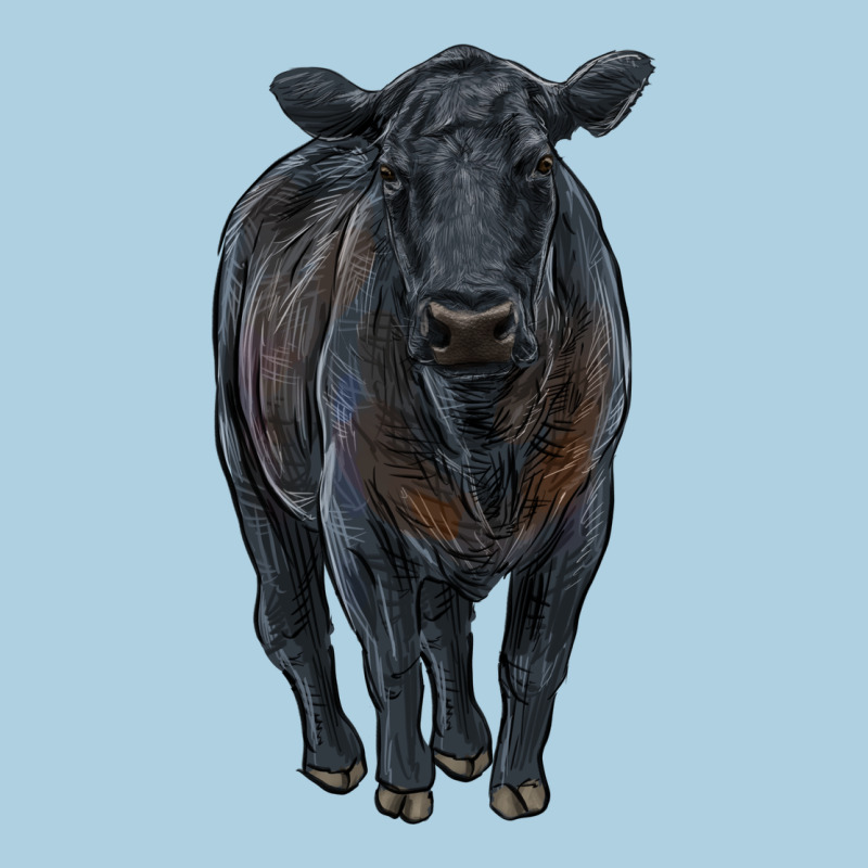 Black Angus Cattle Premium Hoodie by RanaPortraitStore | Teevron