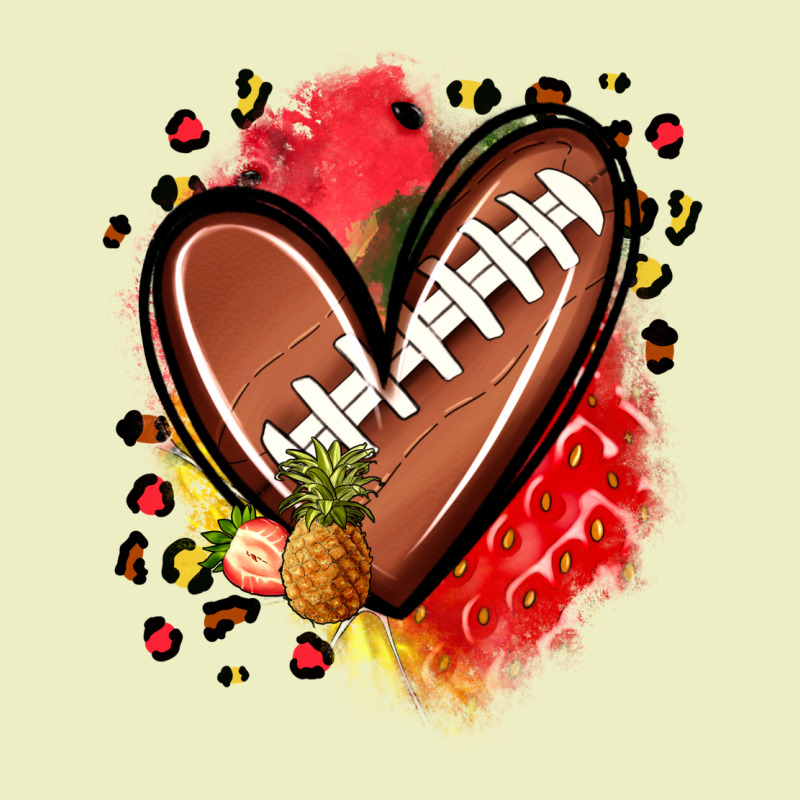 Fruits And Football Heart Urban Hoodie by Zillion Design Studio | Teevron