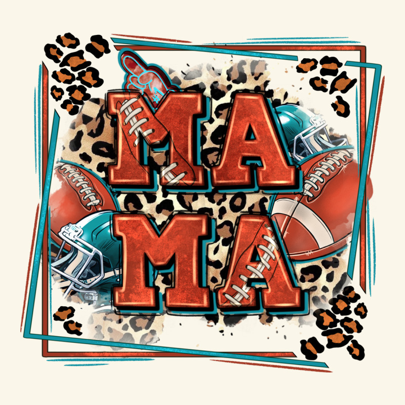 American Football Mama With Leopard Premium Hoodie by Zillion Design Studio | Teevron