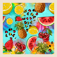 Fruits Tie Dye Seamless Pattern Urban Hoodie | Teevron