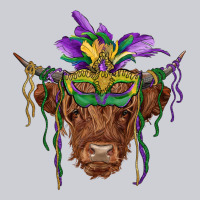 Mardi Gras Mask Highland Cow Urban Hoodie | Teevron