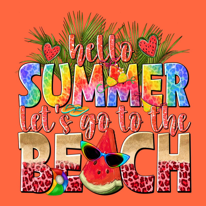 Hello Summer Lets Go To The Beach Premium Hoodie by texasbilliewilder | Teevron
