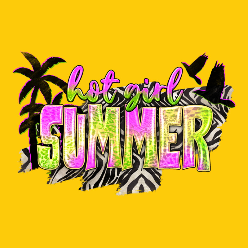 Hot Girl Summer With Palms Premium Hoodie by texasbilliewilder | Teevron
