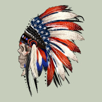 4th Of July Indian Headdress Gypsy Spirit Skull Classic Tee | Teevron