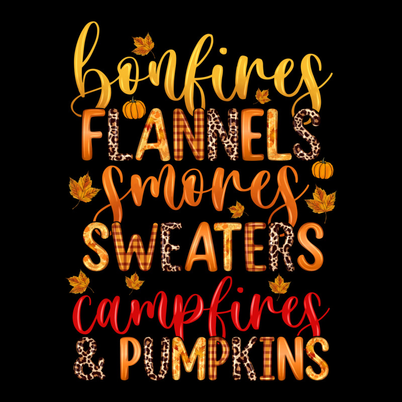Bonfires Flannels S'mores Campfires And Pumpkins Urban Hoodie by Zillion Design Studio | Teevron