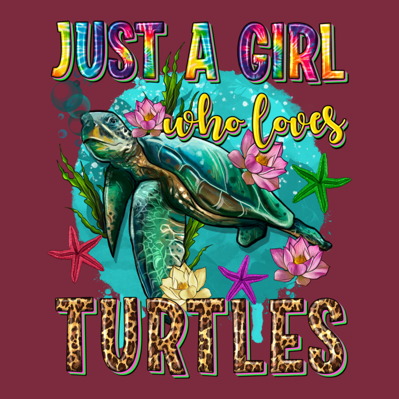 Just A Girl Who Loves Turtles Premium Hoodie by texasbilliewilder | Teevron