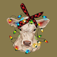 Charolais Calf With Christmas Lights Baby Cow Premium Hoodie | Teevron