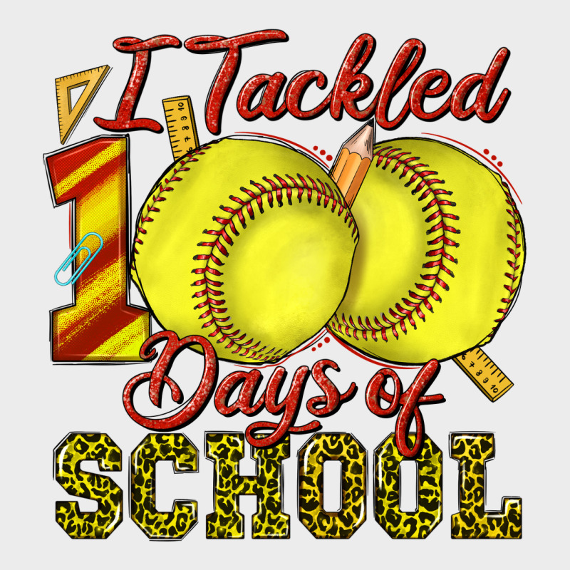 I Tackled 100days Of School Softball Urban Hoodie by texasbilliewilder | Teevron