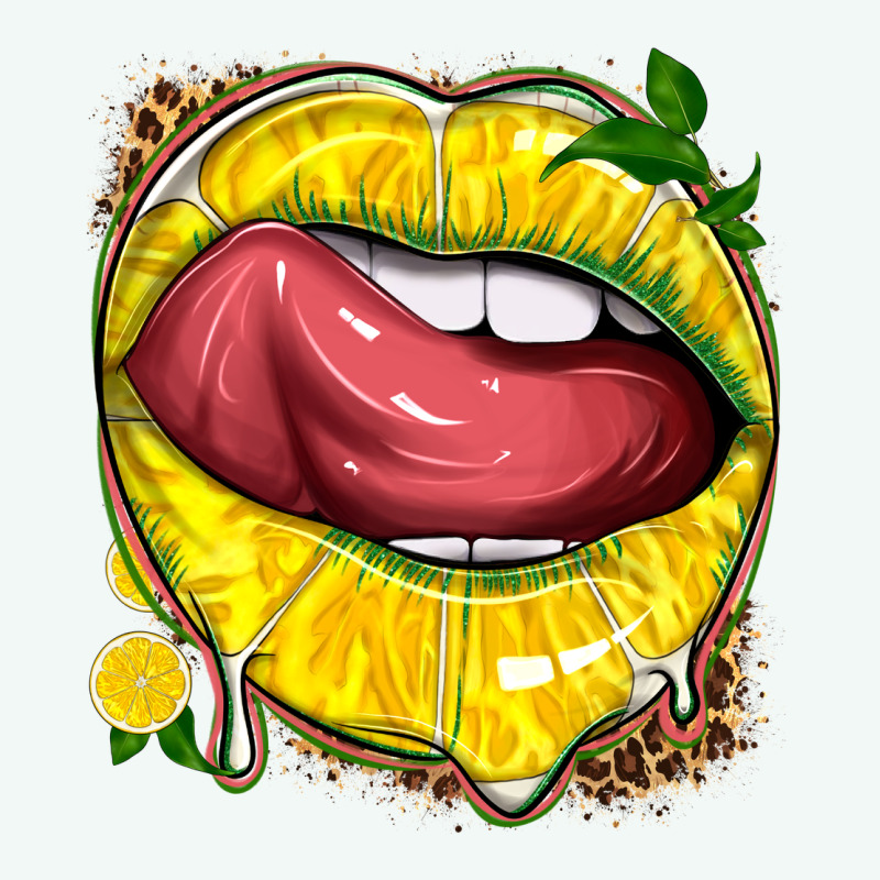 Lemon Lips With Leopard Premium Hoodie by texasbilliewilder | Teevron