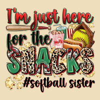 I'm Just Here For The Snacks #softball Sister Premium Hoodie | Teevron