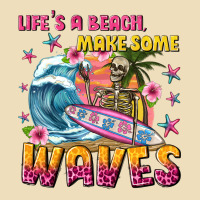 Lifes A Beach Make Some Waves Premium Hoodie | Teevron