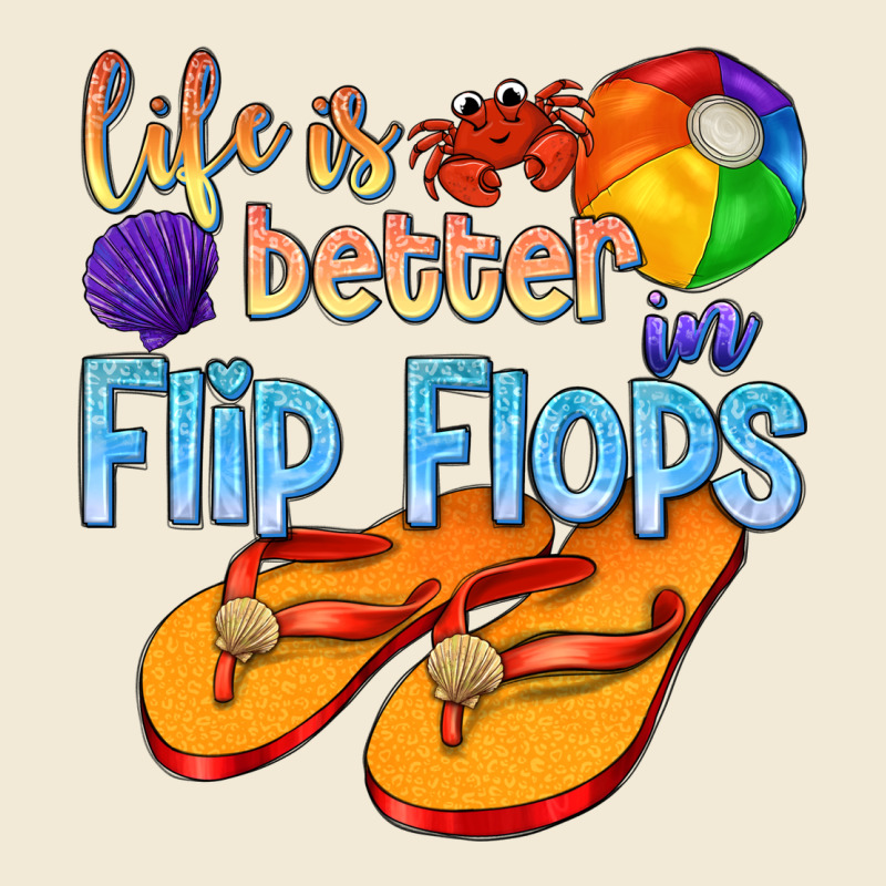 Life Is Better In Flip Flops Premium Hoodie by texasbilliewilder | Teevron