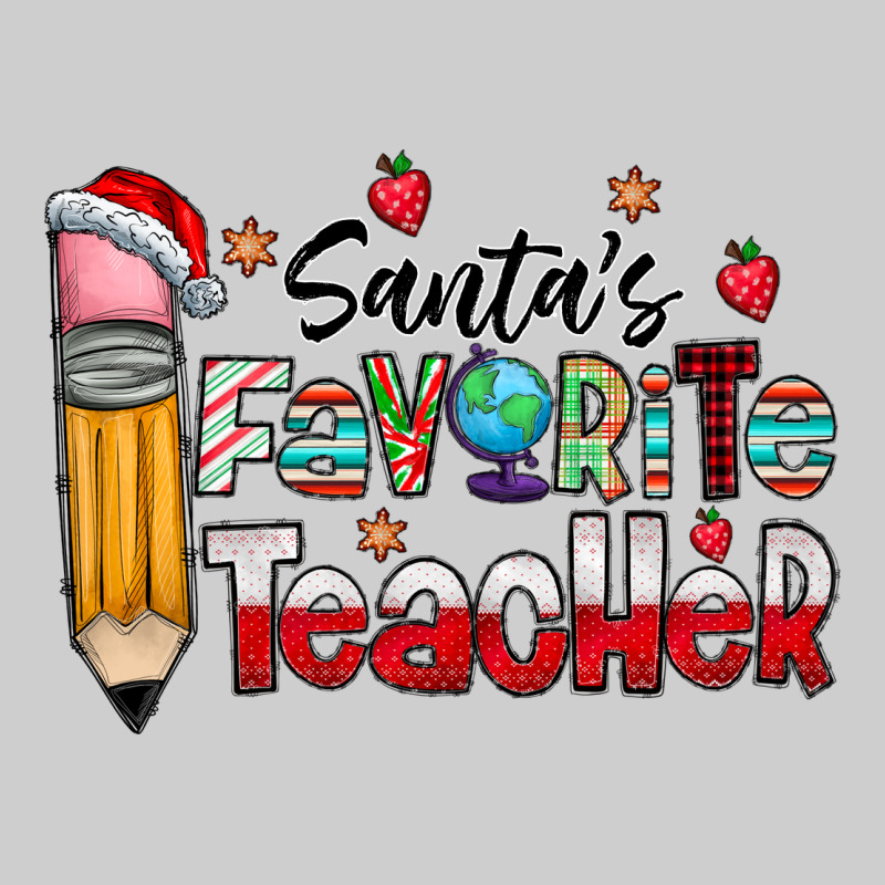 Santa Favorite Teacher Premium Tee by CowhideDigitalArt | Teevron