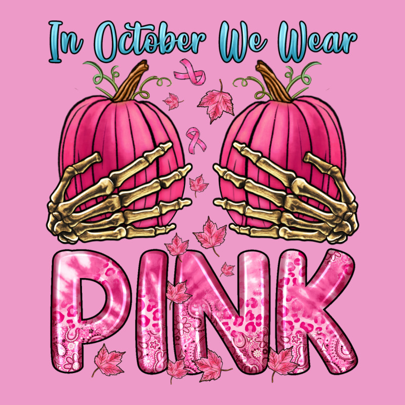 In October We Wear Pink Urban Hoodie by Zillion Design Studio | Teevron