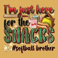 I'm Just Here For The Snacks #softball Brother Premium Hoodie | Teevron