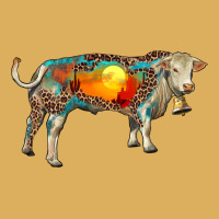 Charolais Bull With Desert And Leopard Premium Hoodie | Teevron