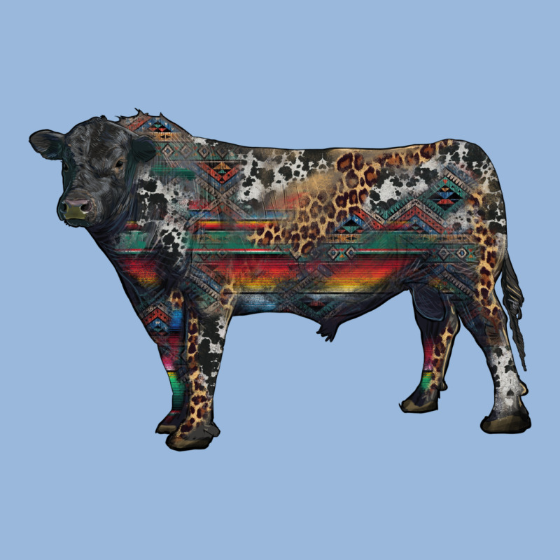 Black Angus Bull With Western Patterns Premium Hoodie by RanaPortraitStore | Teevron