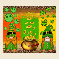 St Patricks Gnomes And Coins With Shamrock Ladies Tee | Teevron